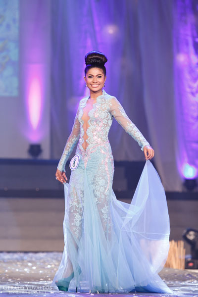 Neesha in the winning gown by Cary Santiago